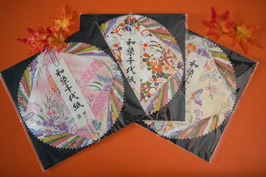 Japanese Chiyogami 15 cm (10 packs included)